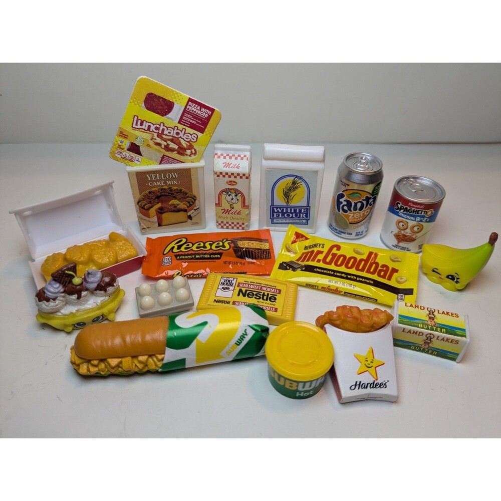 Mini Brands Foodie & Vintage Barbie Food & Shopkins